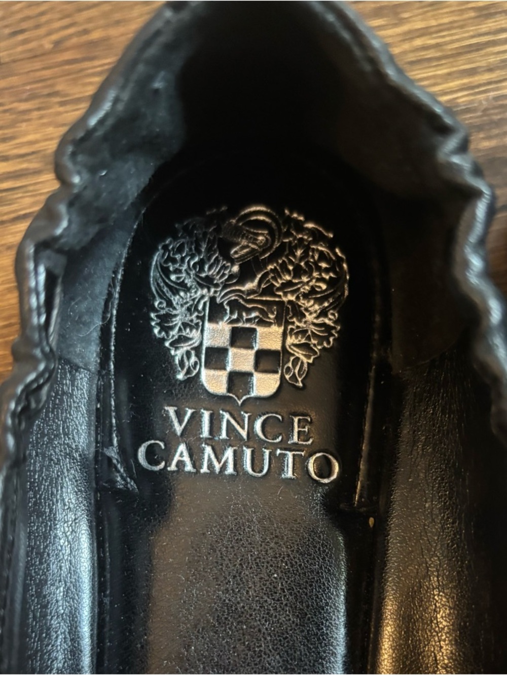 Worn once! Vince Camuto Black & Cream Ballet Flats -Bow Detail Silver accents - Picture 5 of 8